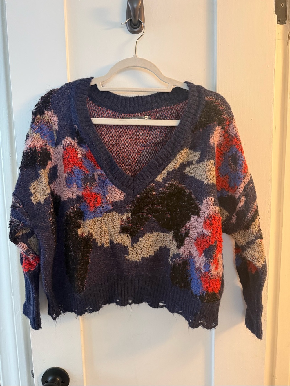 Anthropologie V Neck Sweater size XXSP
